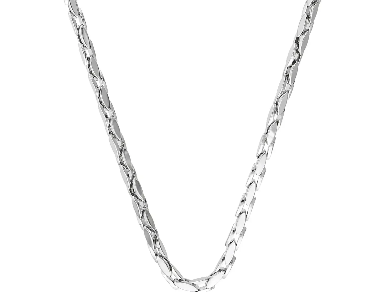 Sale Bijou Brigitte Collana da uomo - Liquid Steel