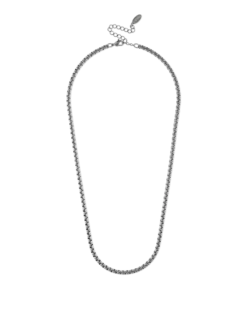 Sale Bijou Brigitte Collana da uomo - Plain Steel