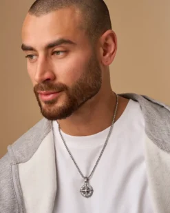 Online Bijou Brigitte Collana da uomo - Silver Route