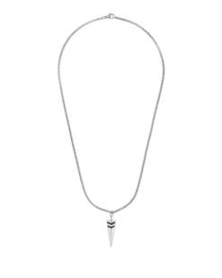 Bijou Brigitte Collana da uomo - Silver Spike