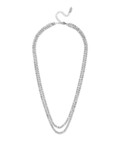 Online Bijou Brigitte Collana da uomo - Steel Sparkle