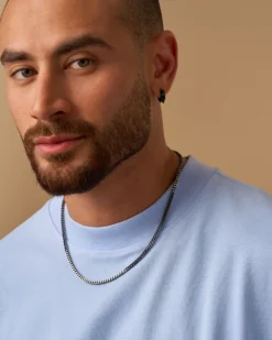 New Bijou Brigitte Collana da uomo - Steel Vibe