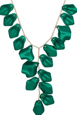 Sale Bijou Brigitte Collana - Emerald Leaves