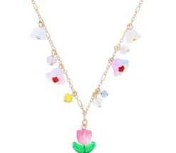 Online Bijou Brigitte Collana - Glass Blossom