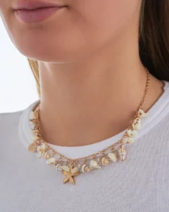 Sale Bijou Brigitte Collana - Golden Shells