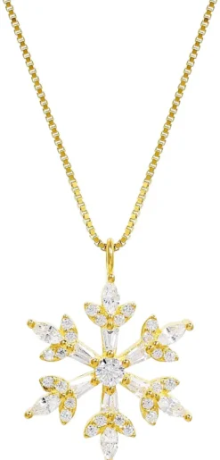 Best Bijou Brigitte Collana - Golden Snowflake