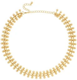 Hot Bijou Brigitte Collana - Golden V
