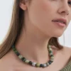 Sale Bijou Brigitte Collana - Green Agate