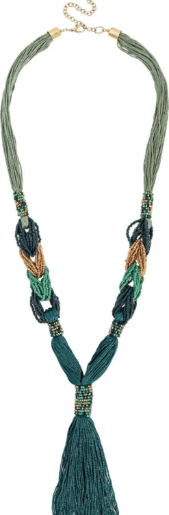 Hot Bijou Brigitte Collana - Green Beads