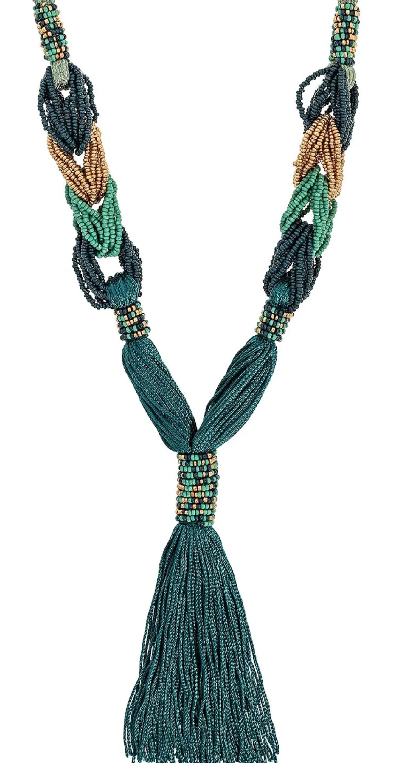Hot Bijou Brigitte Collana - Green Beads