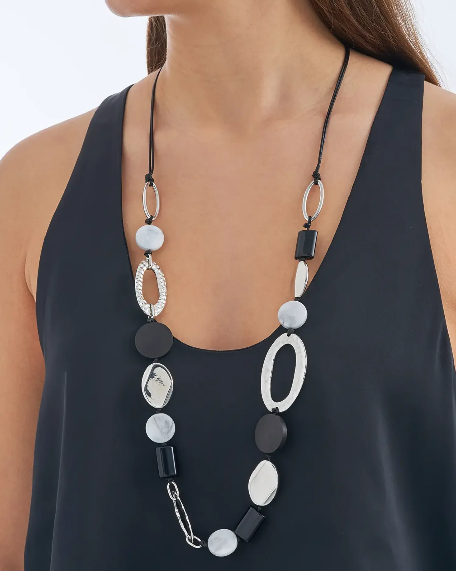 Bijou Brigitte Collana - Grey Marble