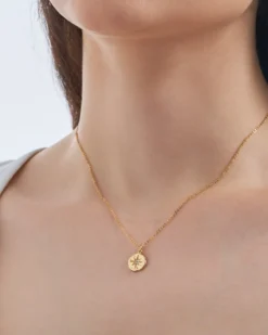 Hot Bijou Brigitte Collana - Hammered Plate