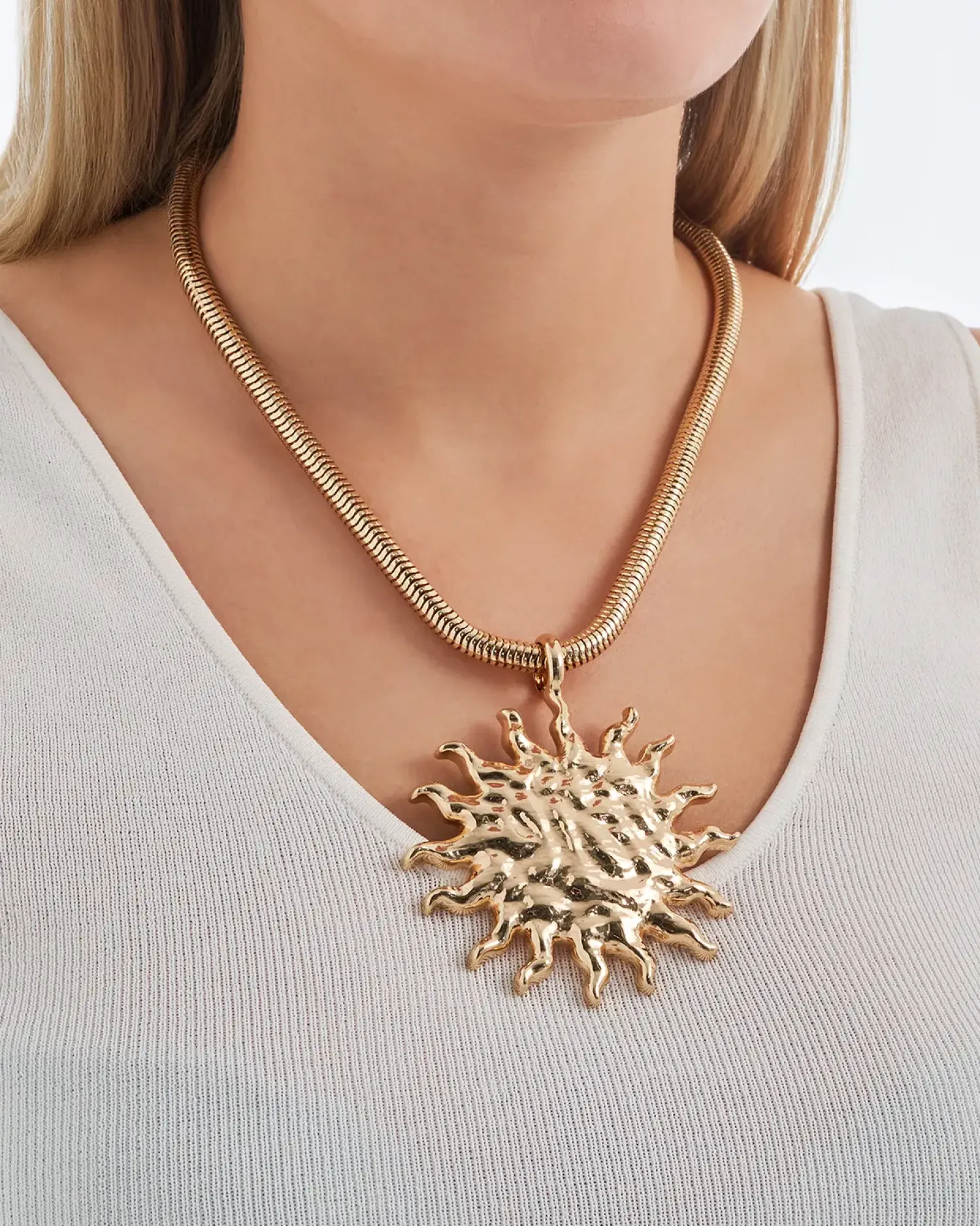 New Bijou Brigitte Collana - Hammered Sun