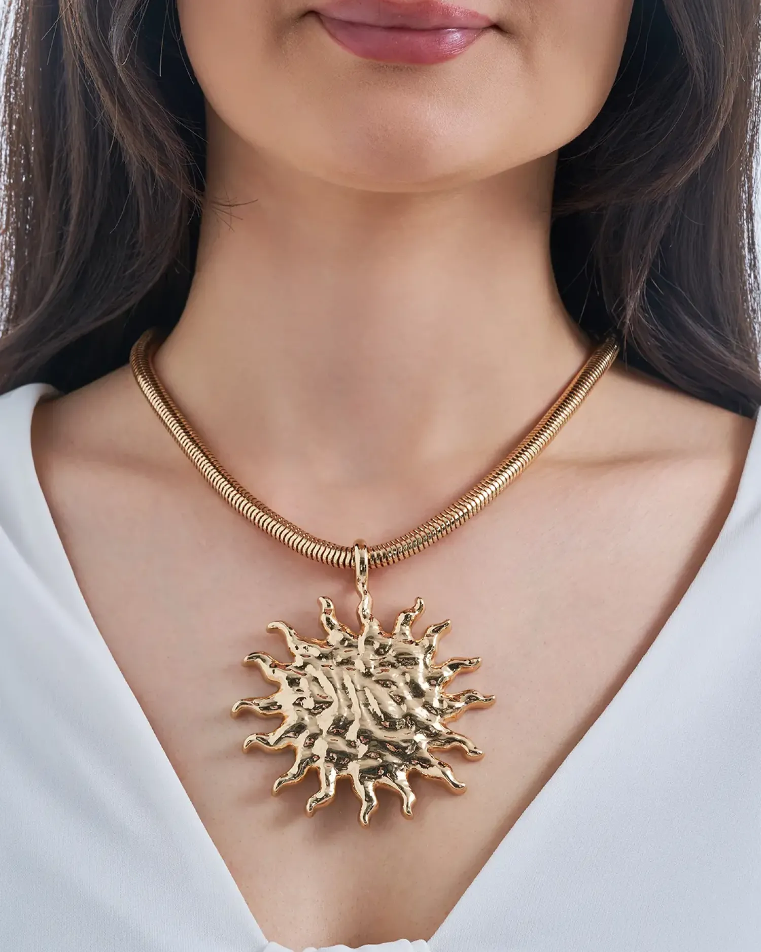 New Bijou Brigitte Collana - Hammered Sun