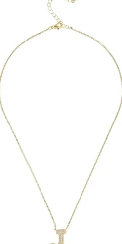 Sale Bijou Brigitte Collana - Initial J