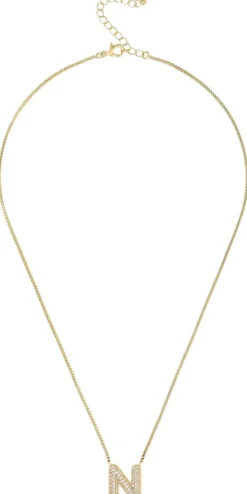 Best Bijou Brigitte Collana - Initial N