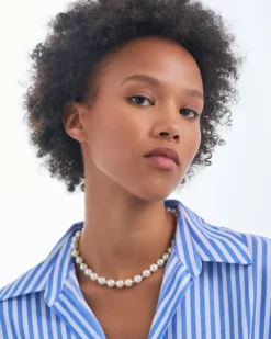 Outlet Bijou Brigitte Collana - Light Pearls