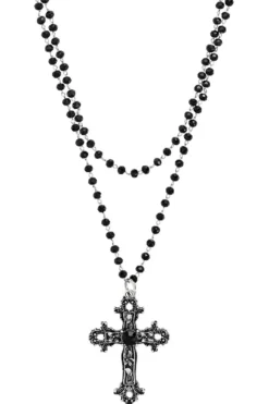 New Bijou Brigitte Collana - Midnight Cross