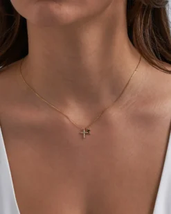 Clearance Bijou Brigitte Collana - Mini Cross