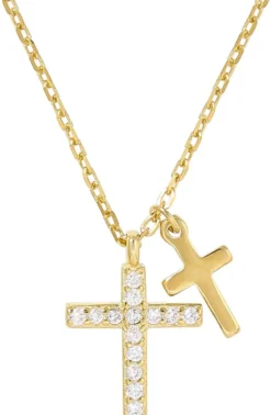 Clearance Bijou Brigitte Collana - Mini Cross