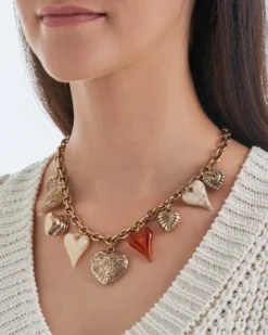 Bijou Brigitte Collana - Natural Hearts