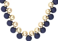 Bijou Brigitte Collana - Navy Pearls