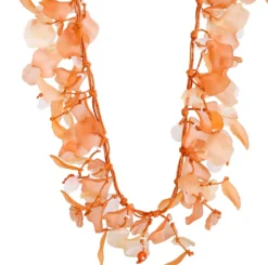 Discount Bijou Brigitte Collana - Orange Petals