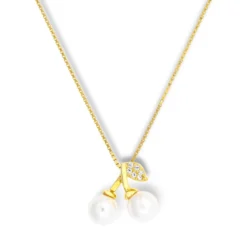 Outlet Bijou Brigitte Collana - Pearly Cherry