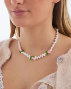 New Bijou Brigitte Collana - Pearly Tulip