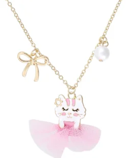 Clearance Bijou Brigitte Collana per bambini - Pink Ballet