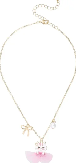 Clearance Bijou Brigitte Collana per bambini - Pink Ballet