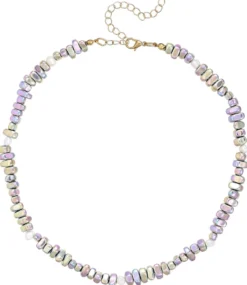 Best Bijou Brigitte Collana - Rainbow Hematite