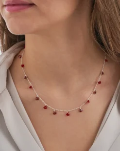 Online Bijou Brigitte Collana - Red Hearts