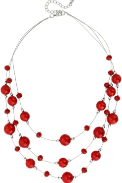 New Bijou Brigitte Collana - Red Howlith