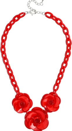 Bijou Brigitte Collana - Red Roses