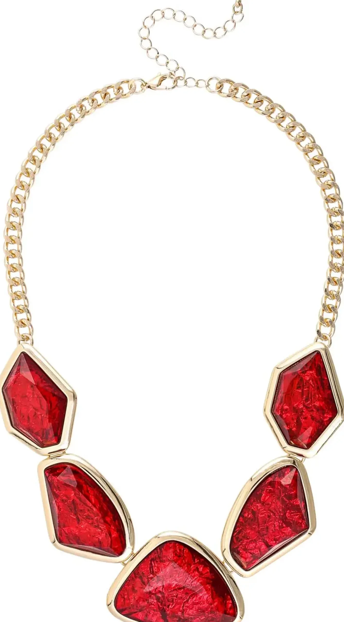 New Bijou Brigitte Collana - Red Shapes