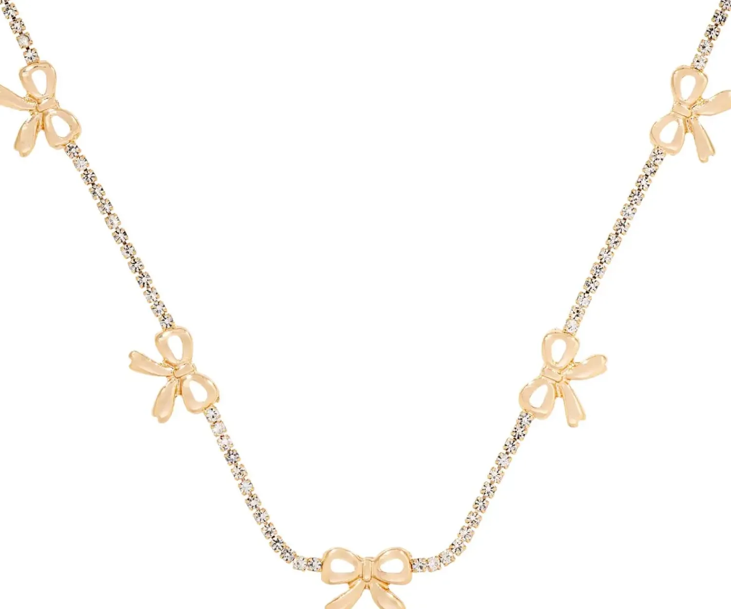 Clearance Bijou Brigitte Collana - Rhinestone Bows