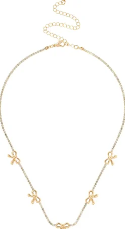 Clearance Bijou Brigitte Collana - Rhinestone Bows
