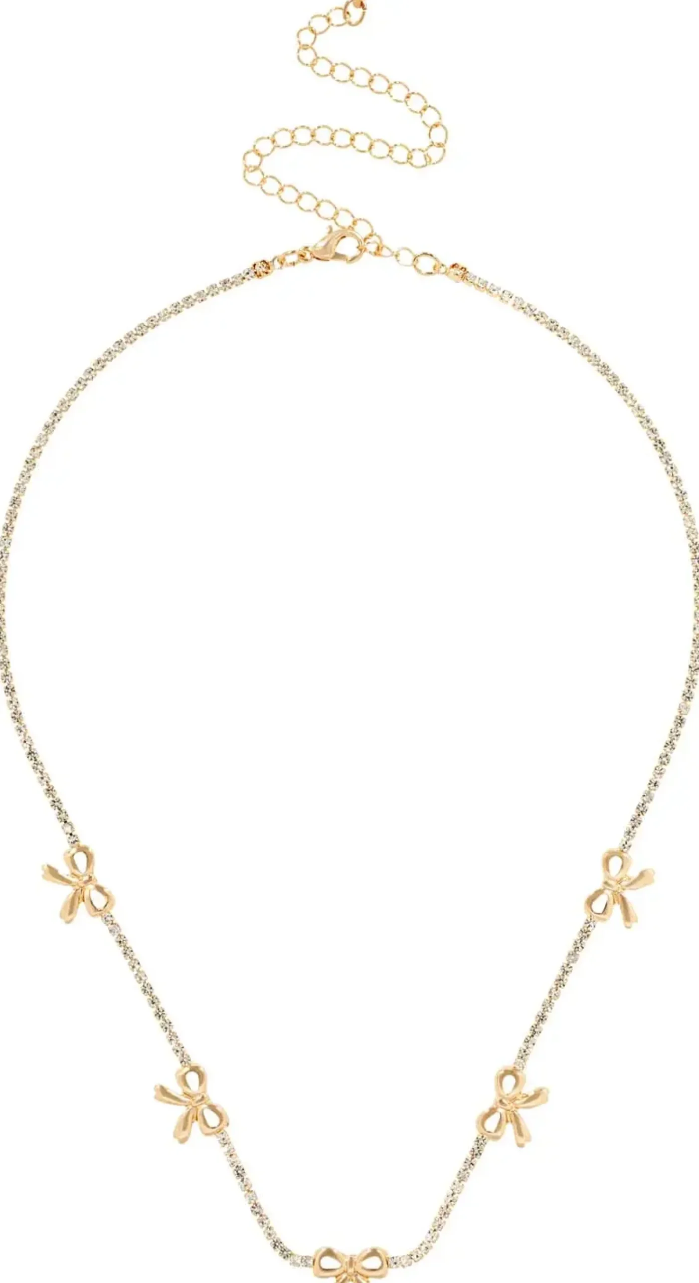 Clearance Bijou Brigitte Collana - Rhinestone Bows