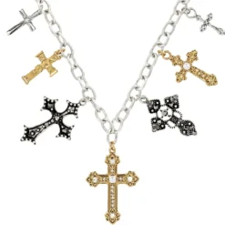 Sale Bijou Brigitte Collana - Sacred Crosses