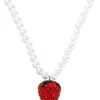 New Bijou Brigitte Collana - Shiny Strawberry
