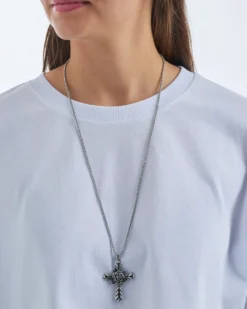 Outlet Bijou Brigitte Collana - Silver Cross