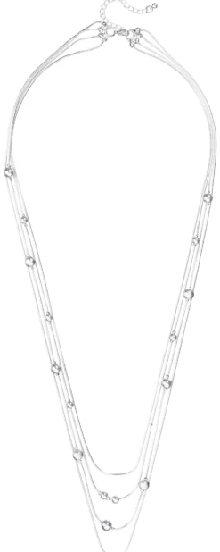 Clearance Bijou Brigitte Collana - Silver Dots