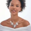 New Bijou Brigitte Collana - Silver Petal