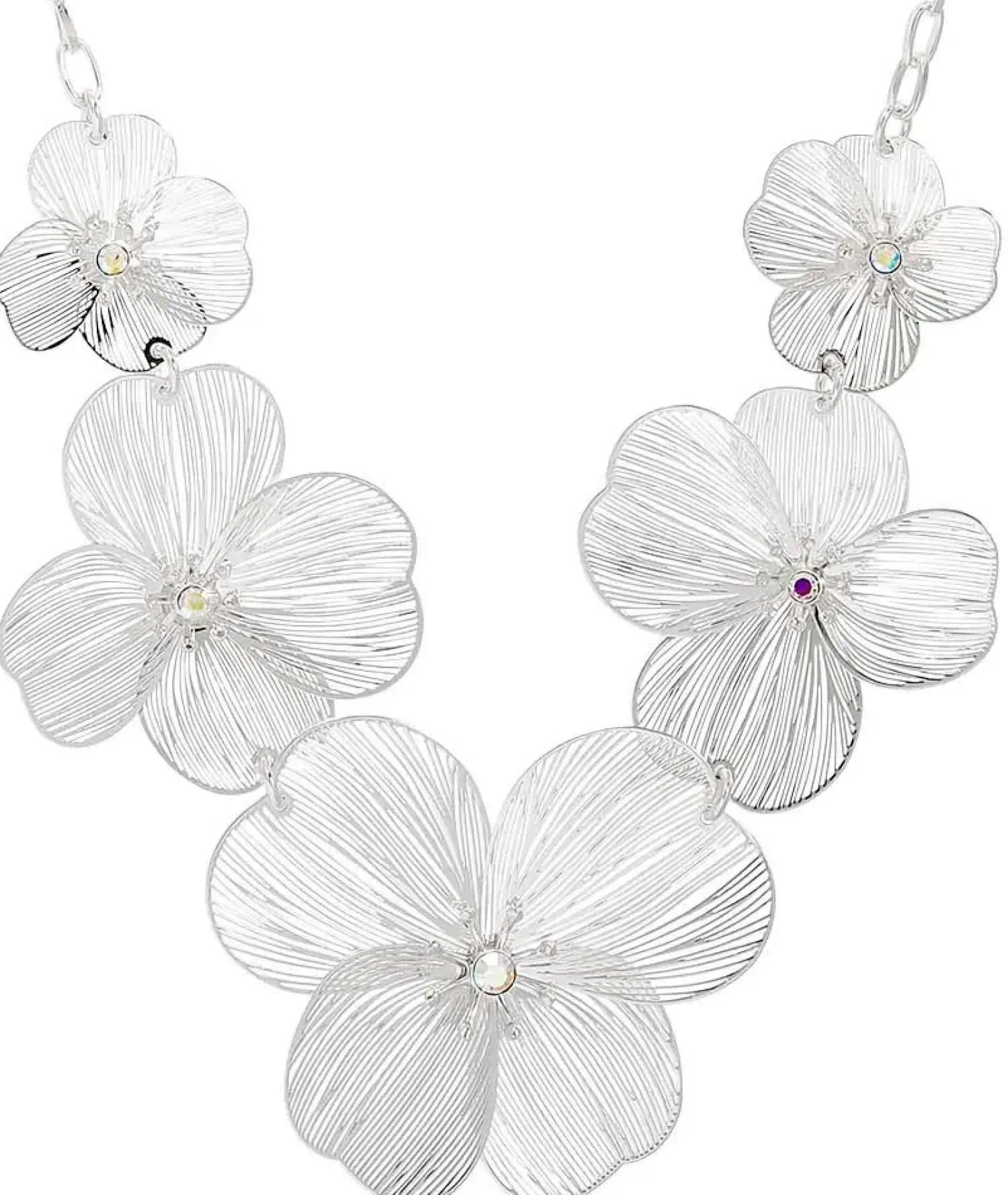 New Bijou Brigitte Collana - Silver Petal