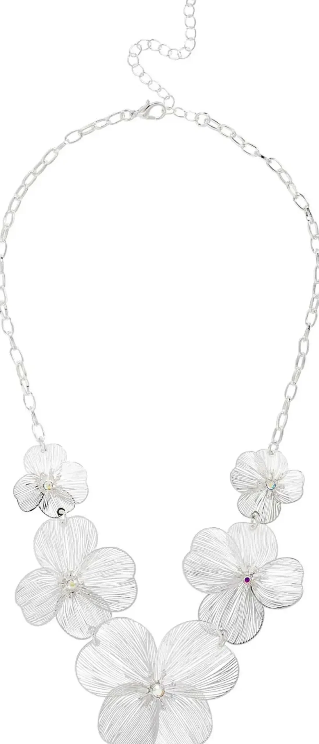New Bijou Brigitte Collana - Silver Petal