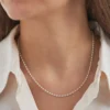 New Bijou Brigitte Collana - Silver Rotation