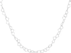 Online Bijou Brigitte Collana - Silvery Hearts
