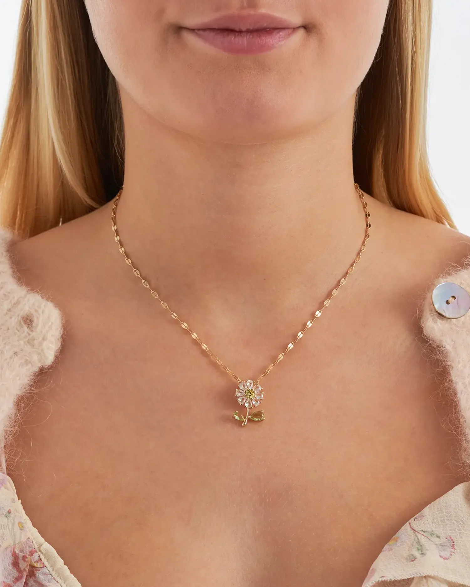 Best Bijou Brigitte Collana - Sparkling Daisy