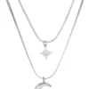 Online Bijou Brigitte Collana - Steel Moon